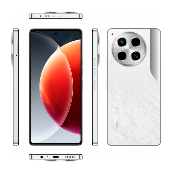 Смартфон Tecno Camon 30 (CL6) 8/256GB Dual Sim Uyuni Salt White (4894947020476)