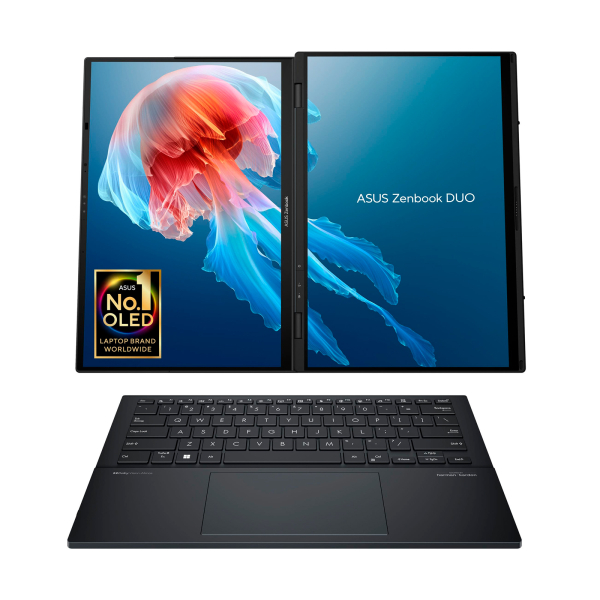 Ноутбук Asus Zenbook Duo UX8406MA-QL048W 14" (1920x1200) Intel Core Ultra 7 155H/14 ; RAM 16 ГБ; 16/22 ядер; (90NB12U1-M001S0)АКБ 75 Вт·год