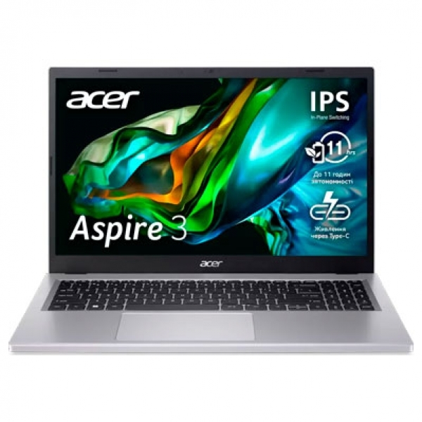 Ноутбук Acer 15.6" (1920x1080) AMD Athlon Silver/7 ; RAM 8 ГБ; 2/2 ядер; (NX.KDEEU.01Q)АКБ 41 Вт·год